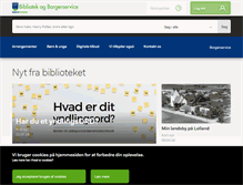 Tablet Screenshot of lollandbib.dk